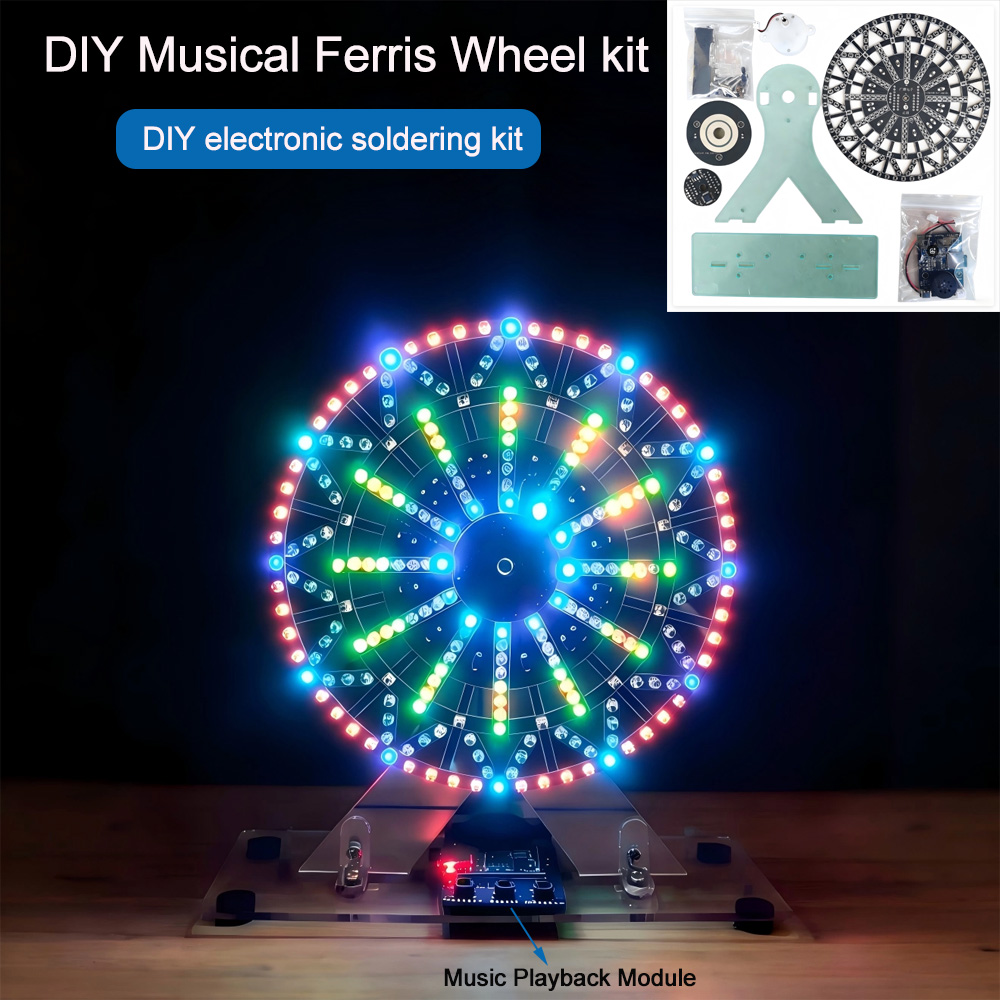 Diy Electronics Hobby - Diy electronic kits LED-Lit Musical Ferris