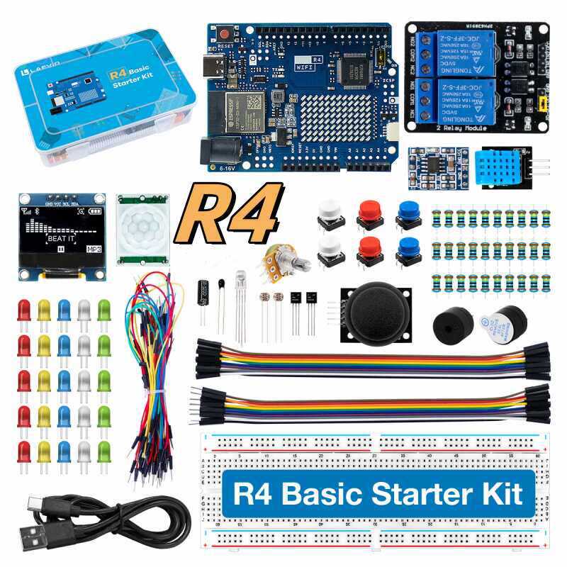 Diy Electronics Project - UNO R4 WiFi Compatible Development Starter