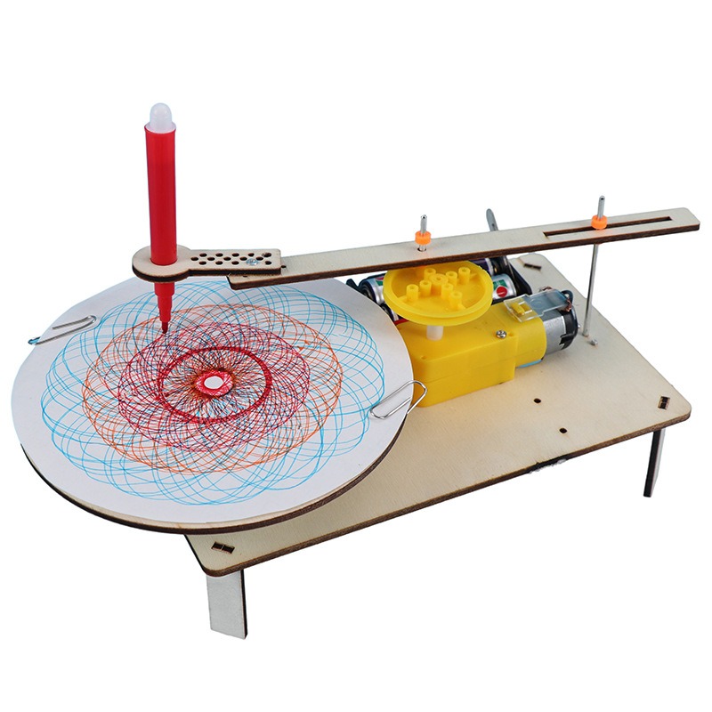 Diy Electronics Hobby - 1-3Pcs DIY Wooden Electric Plotter Drawing
