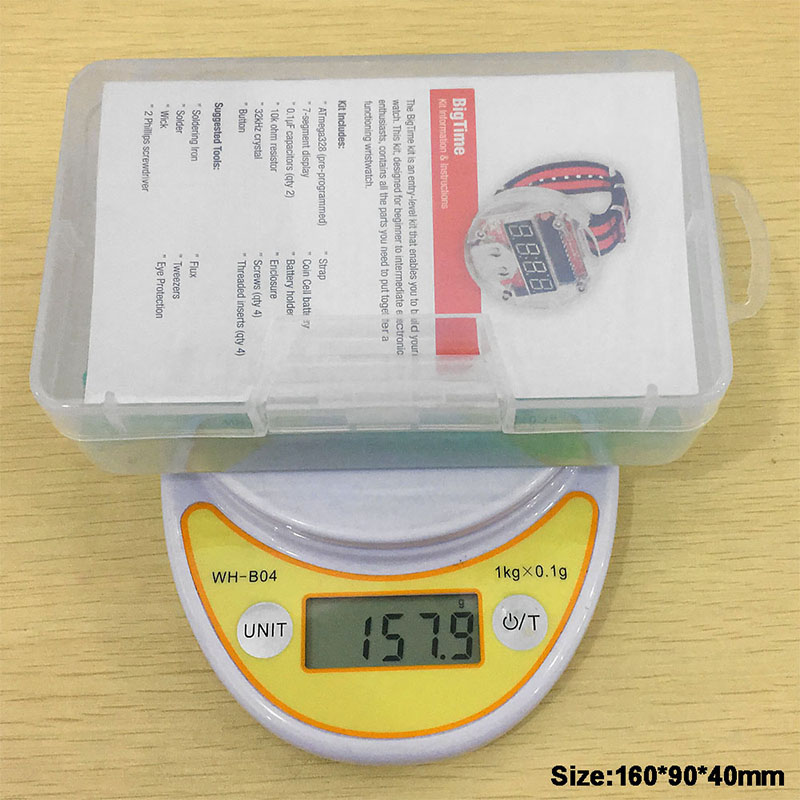 Single Chip LED Kit Clock DIY  - Arduino Diy Electronics 评论和价格