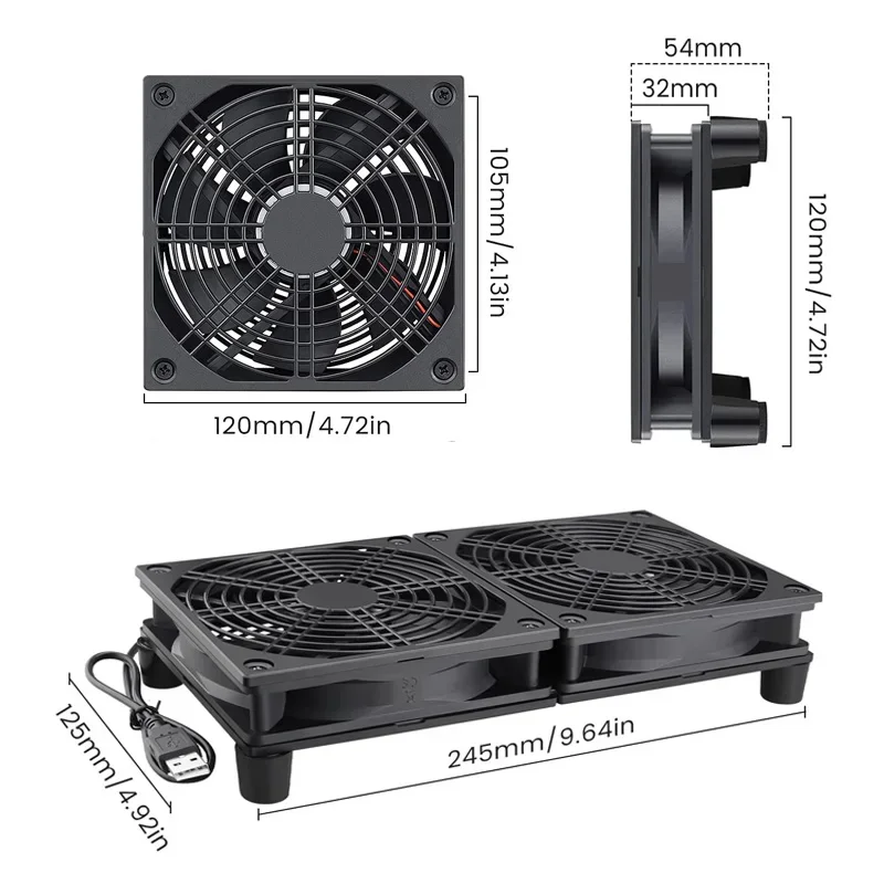 Router Cooling Fan High Airflo - Diy Electronics Box 评论和价格