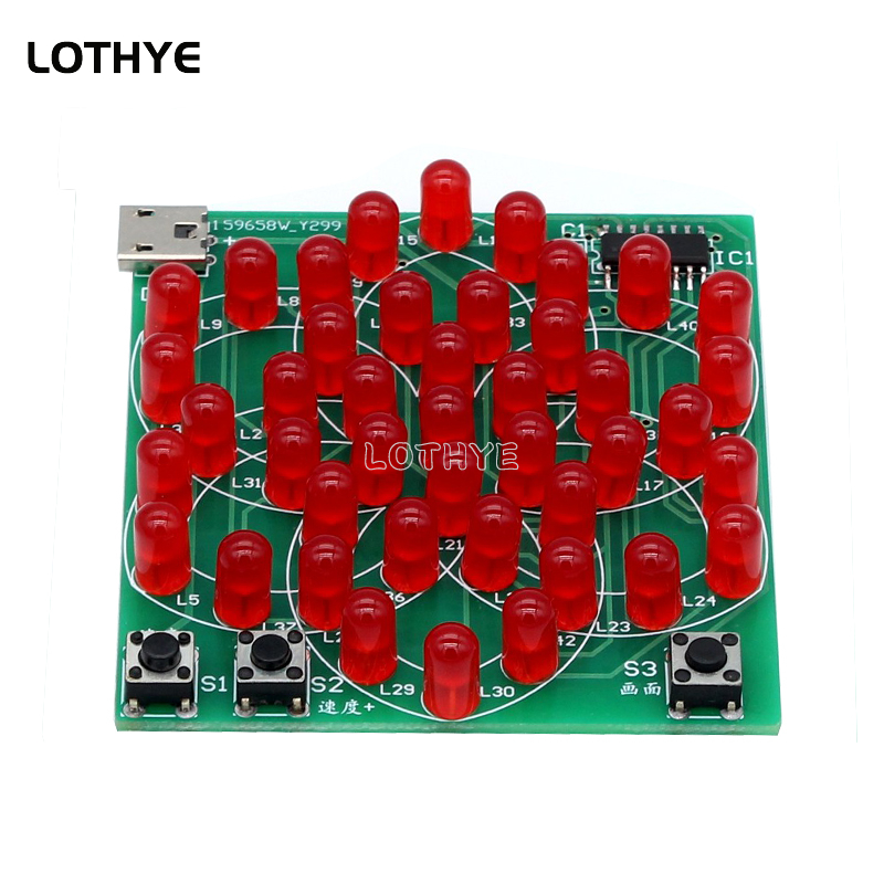 43 LED Multi Style Pattern Ele - Diy Electronics Hobby 评论和价格
