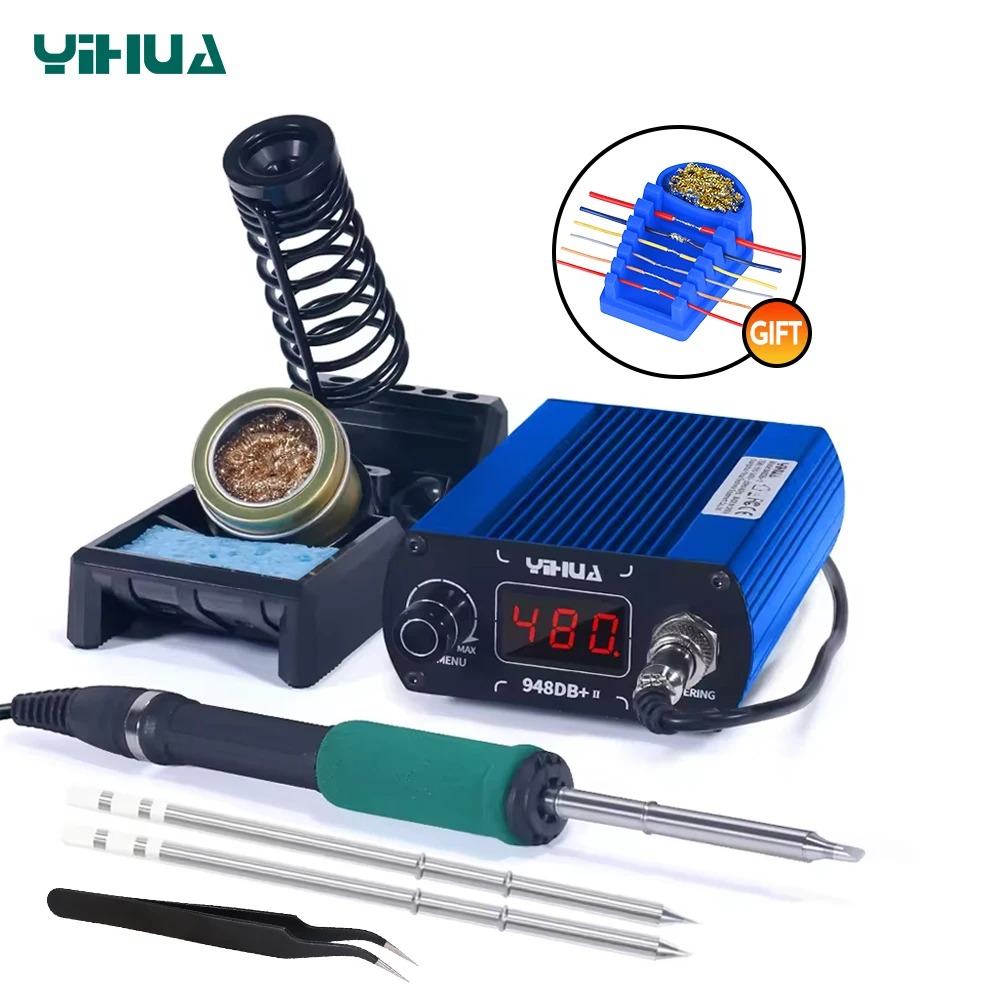 YIHUA 948DB+-II 75W Quick Heat - Diy Soldering Station No Electronics 评论和价格