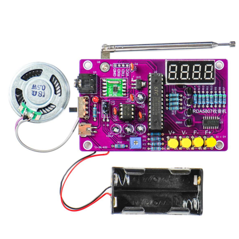 DIY FM Radio Electronic Kit 87 - Diy Electronics Project 评论和价格
