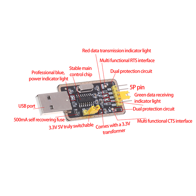 **CH340G Serial Port Modules U - Arduino Diy Electronics 评论和价格