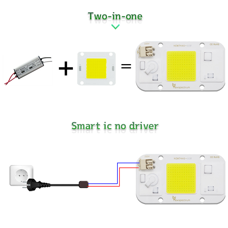 Chip LED 50W 220V 110V Solderl - Diy Electronics News 评论和价格