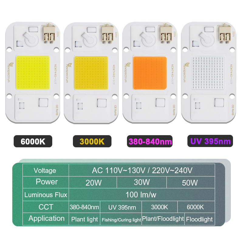 Chip LED 50W 220V 110V Solderl - Diy Electronics News 评论和价格