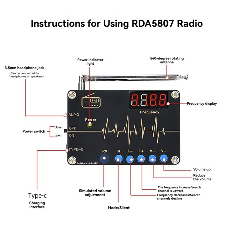 A73E-RDA5807M FM Radio DIY Kit - Diy Electronics Youtube 评论和价格