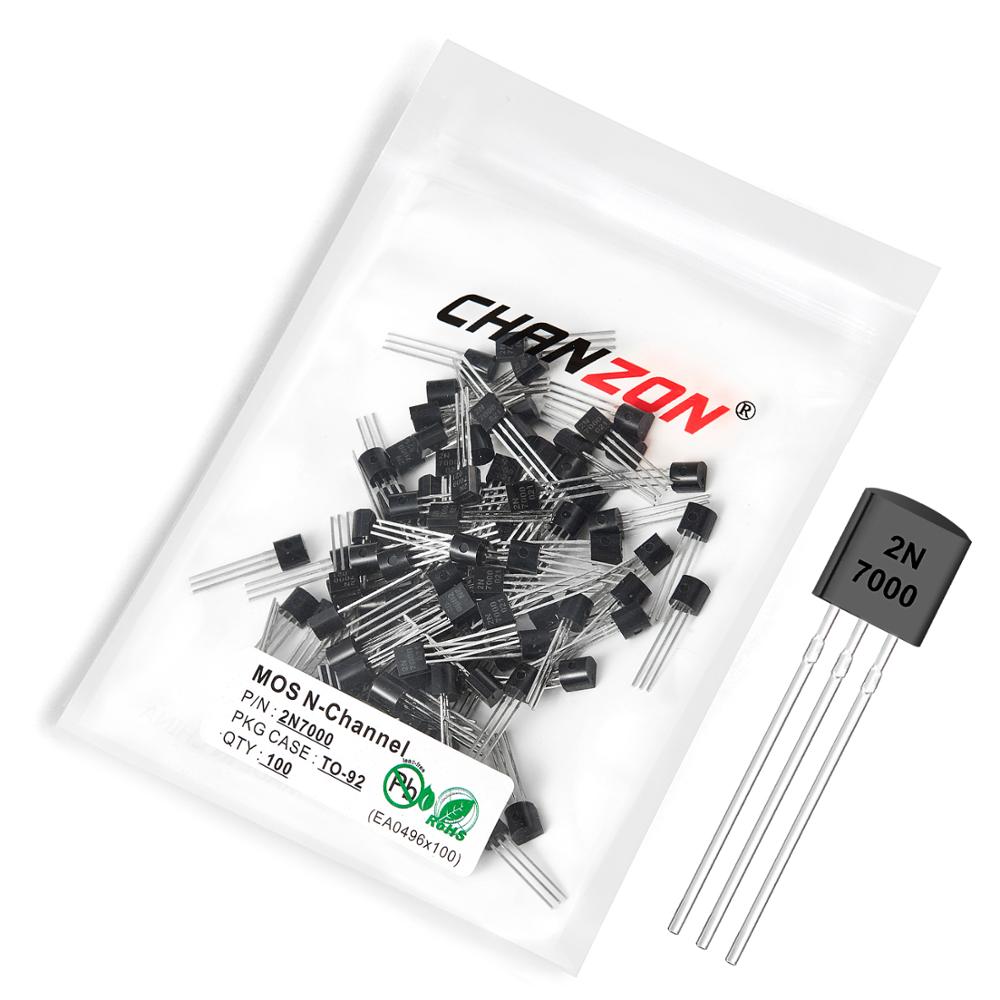 100pcs 2N7000 TO-92 N-Channel  - Diy Electronics Youtube 评论和价格