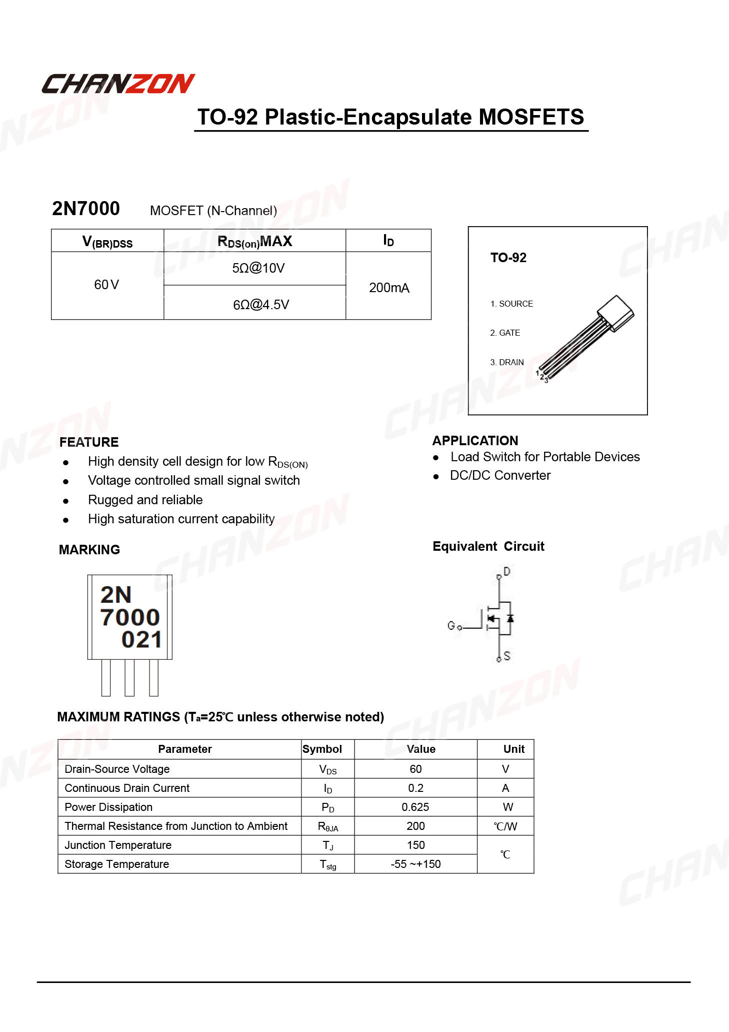 100pcs 2N7000 TO-92 N-Channel  - Diy Electronics Youtube 评论和价格