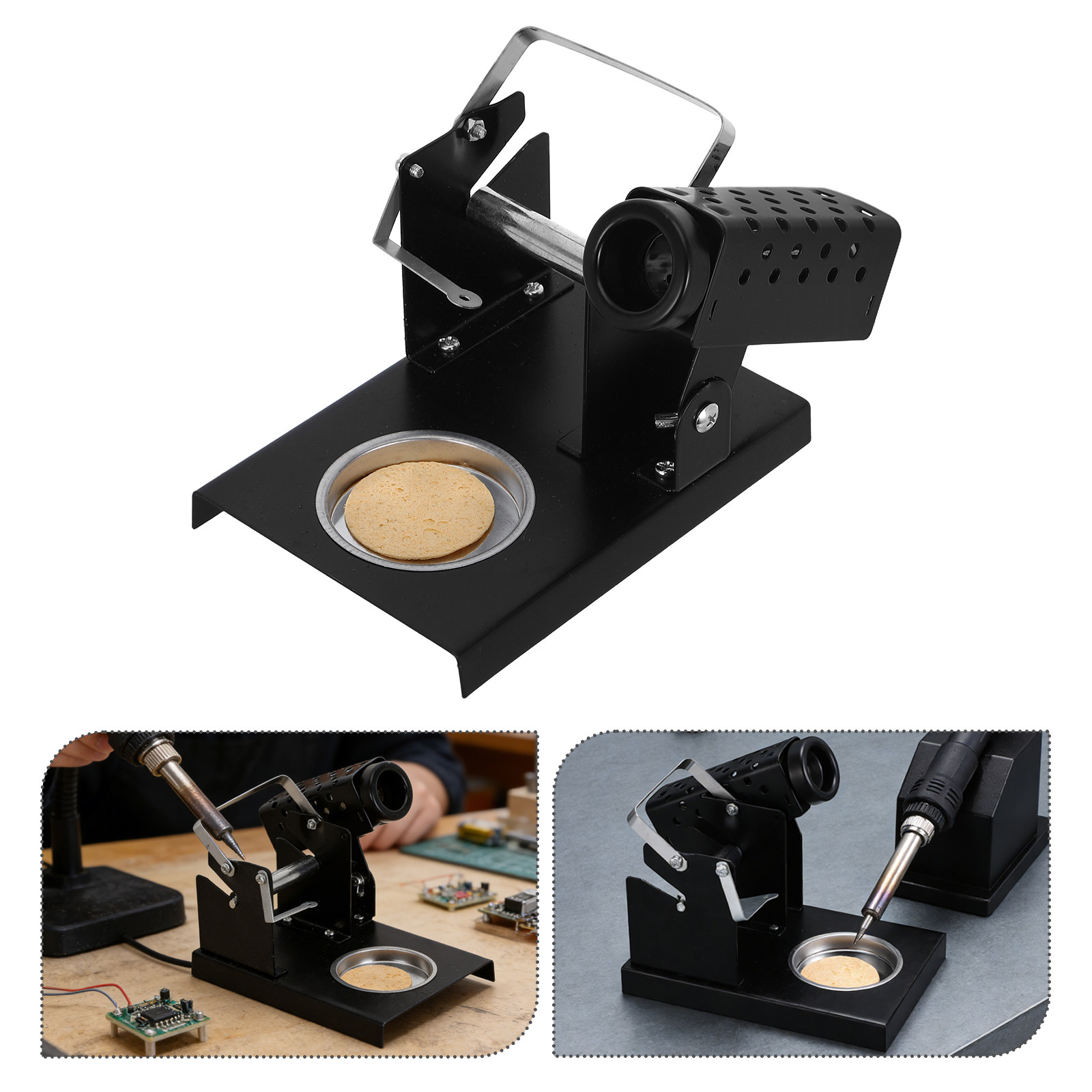 Soldering Iron Stand Metal Bas - Diy Electronics Project 评论和价格