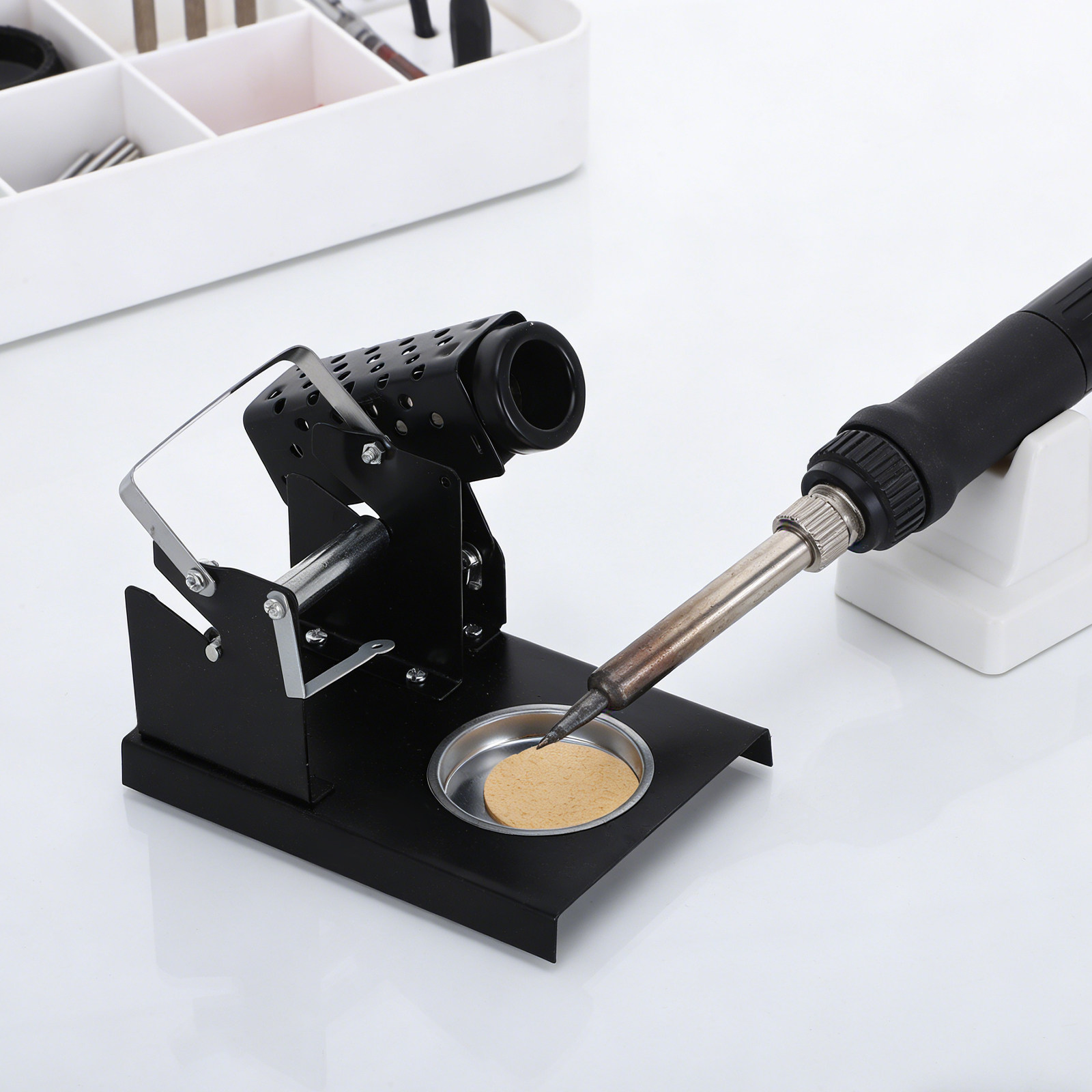 Soldering Iron Stand Metal Bas - Diy Electronics Project 评论和价格